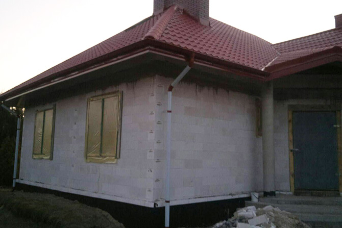 Budowa zabezpieczona na zimę