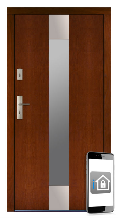 Drzwi sterowane aplikacją na smartfonie